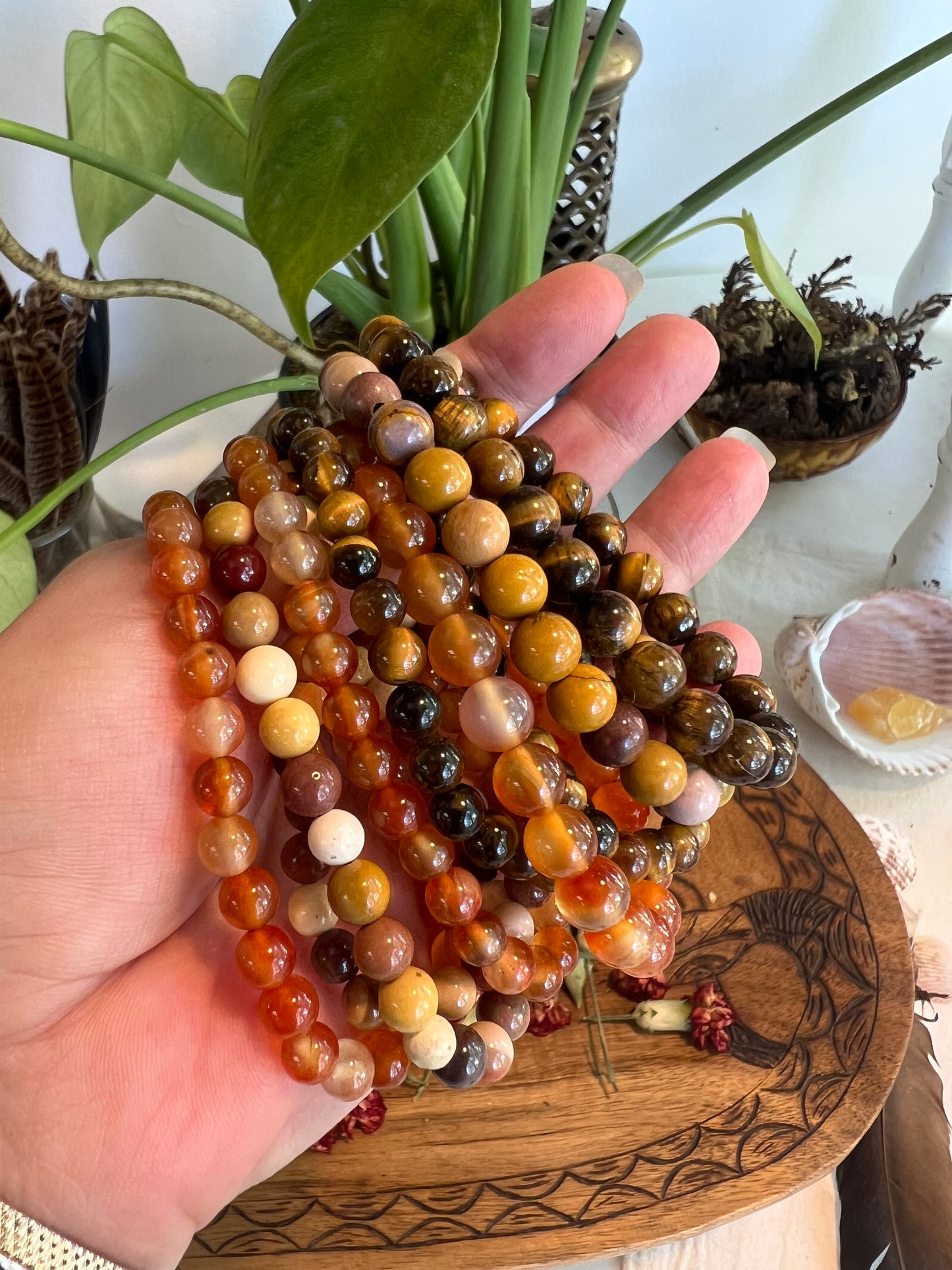 Bracelet Stack // Embodying Radiance // Crystal Healing Trio