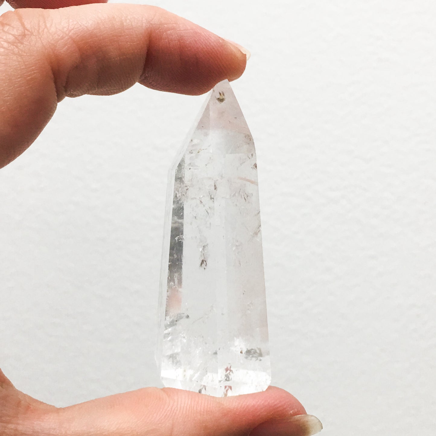 Clear Quartz Cut Base Polished Point