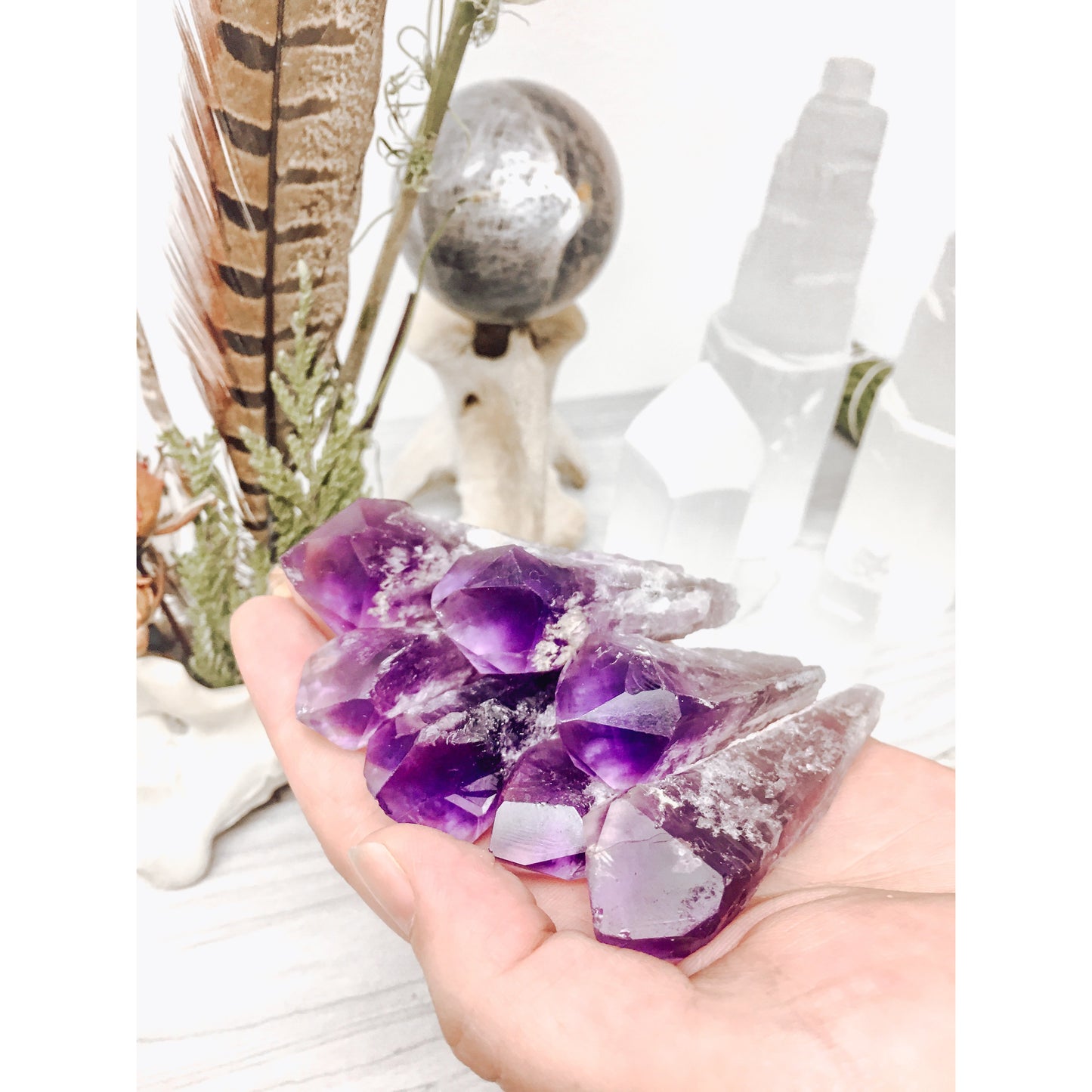 Purple Tones Amethyst Points Bahia Amethyst