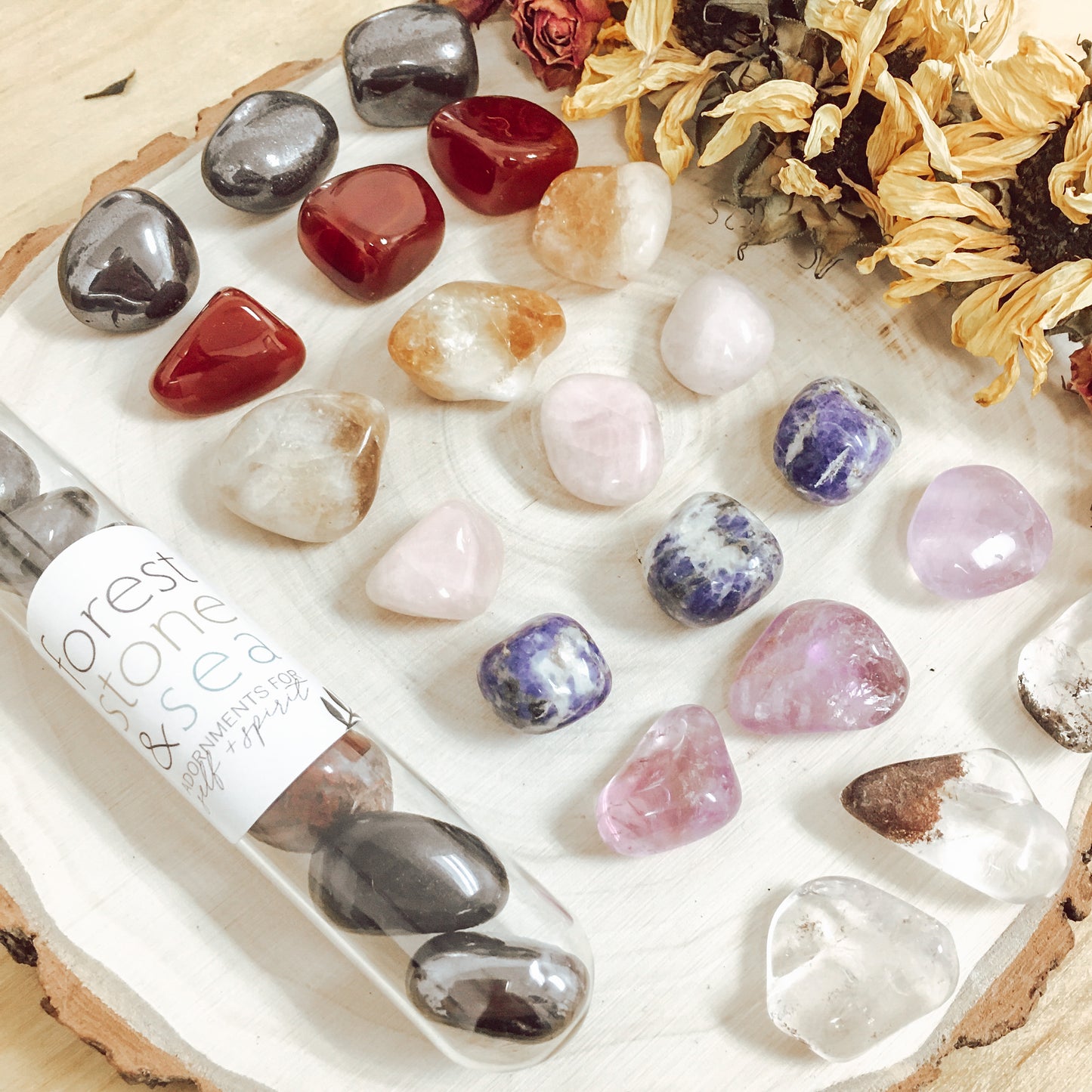 Seven Piece Chakra Stone Set