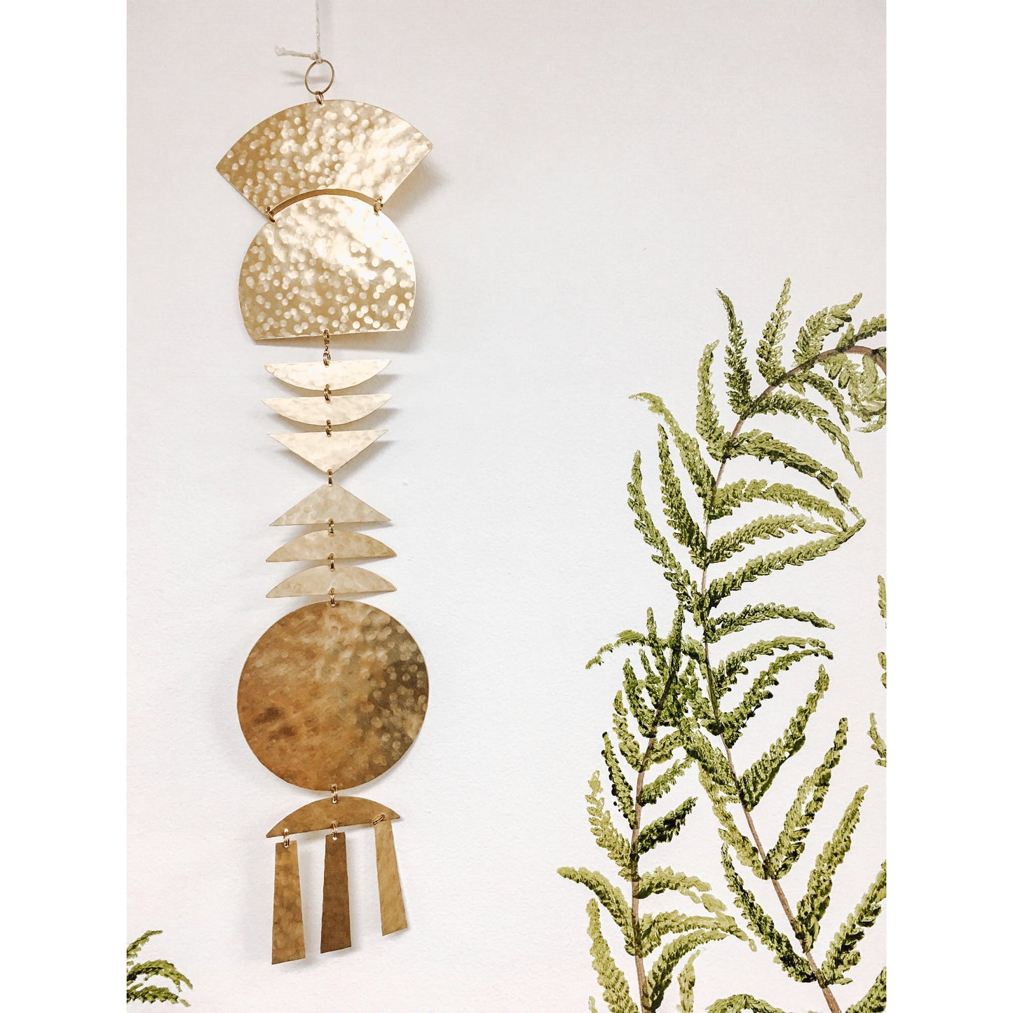 Handmade Brass Wall Hanging Imari