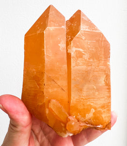 Tangerine Quartz Terminated Cluster