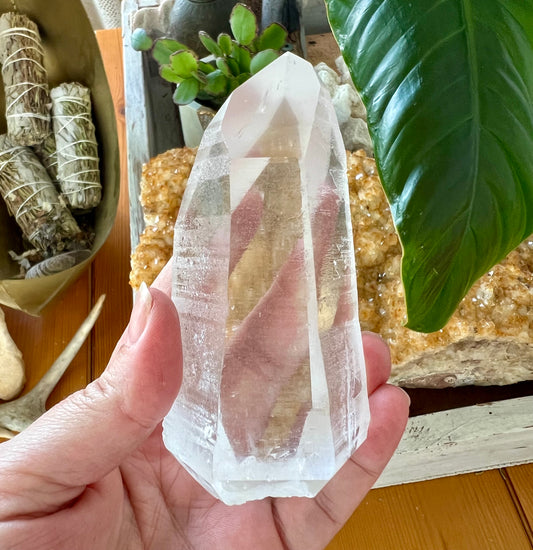 Lemurian Double-Terminated Quartz – 342g | 4" Long | Crystal of Energy Flow, Soul Alignment & Higher Wisdom