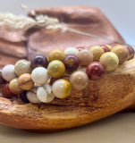 Mookaite Stretch Stone Bracelet