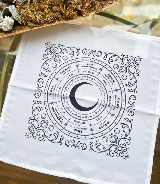 Wheel Of The Year Altar Cloth