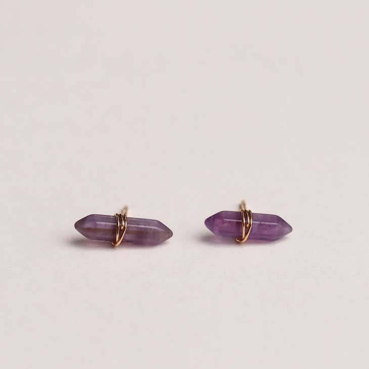 Amethyst Flower Earrings with Freshwater Pearl - Latest 2023 – Meraki  Lifestyle Store