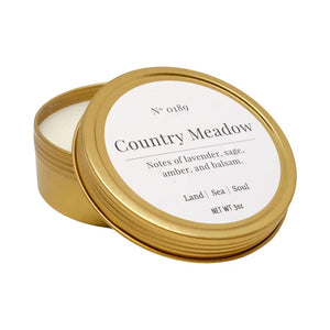 Country Meadow Travel Candle