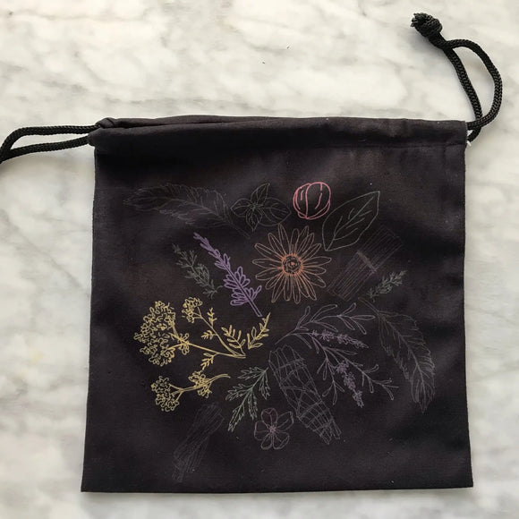 Kitchen Witch Large Velvet Bag