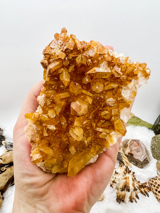 Golden Healer Quartz w/ Natural Aura