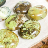 Green Opal Healing Palm Stones