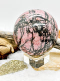 Rhodonite Sphere