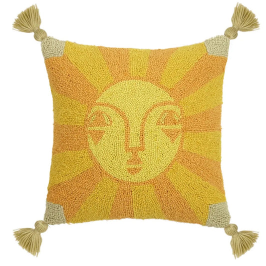 Sun Tassel Pillow