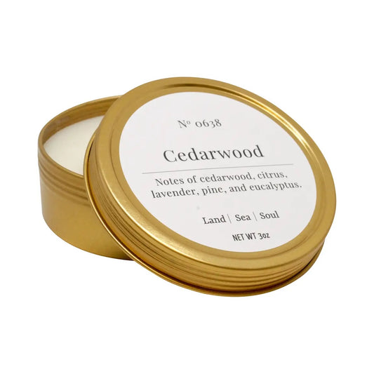 Cedarwood Travel Candle